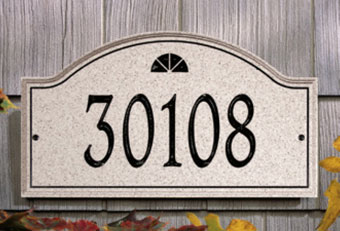 Personalized Name & Address Plaques 2010 Decorative Plaques